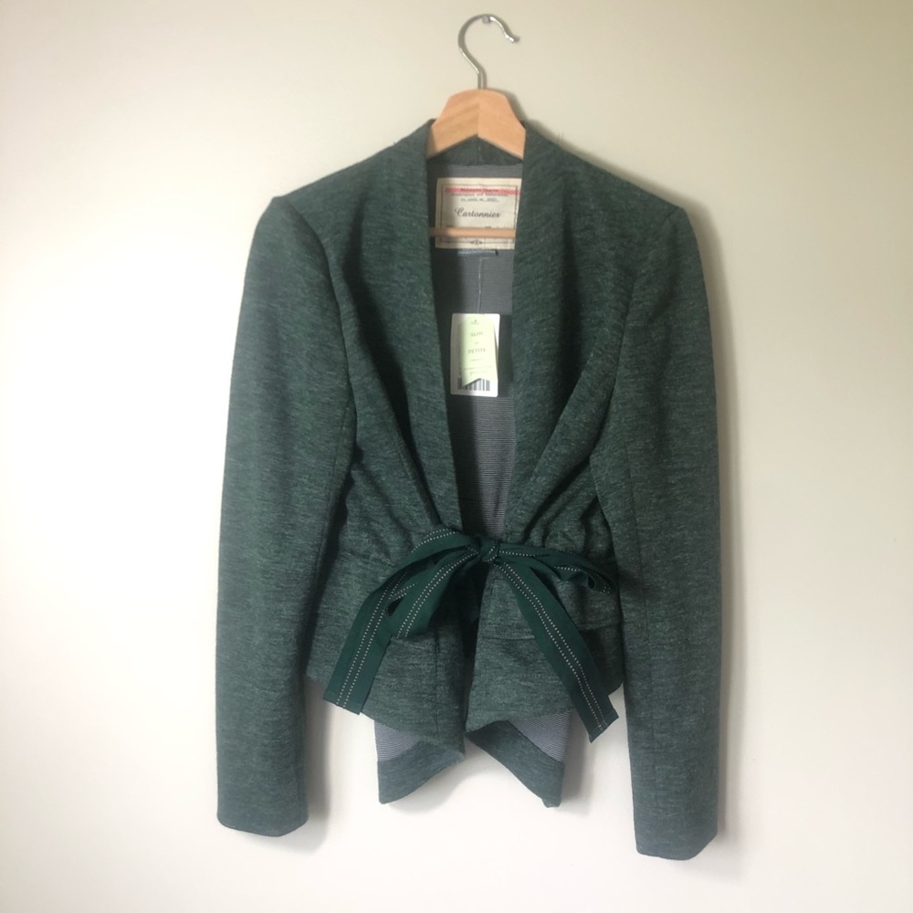 Anthro sweater jacket size medium-worn once